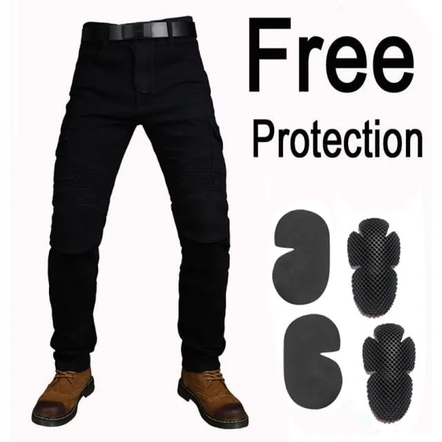 2021 New Design Motorcycle Pants Men Moto Jeans Protective Gear Riding Touring Motorbike Trousers 718 Motocross Pants with Prote