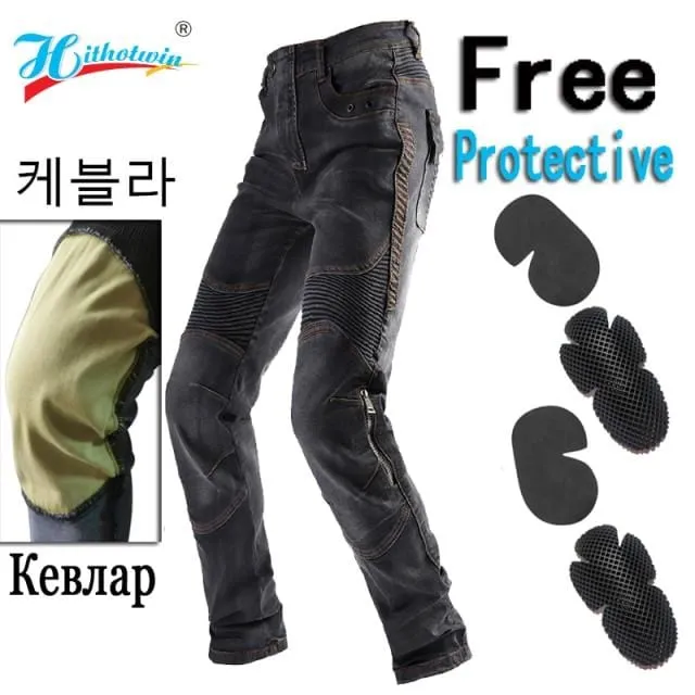 2021 New Design Motorcycle Pants Men Moto Jeans Protective Gear Riding Touring Motorbike Trousers 718 Motocross Pants with Prote