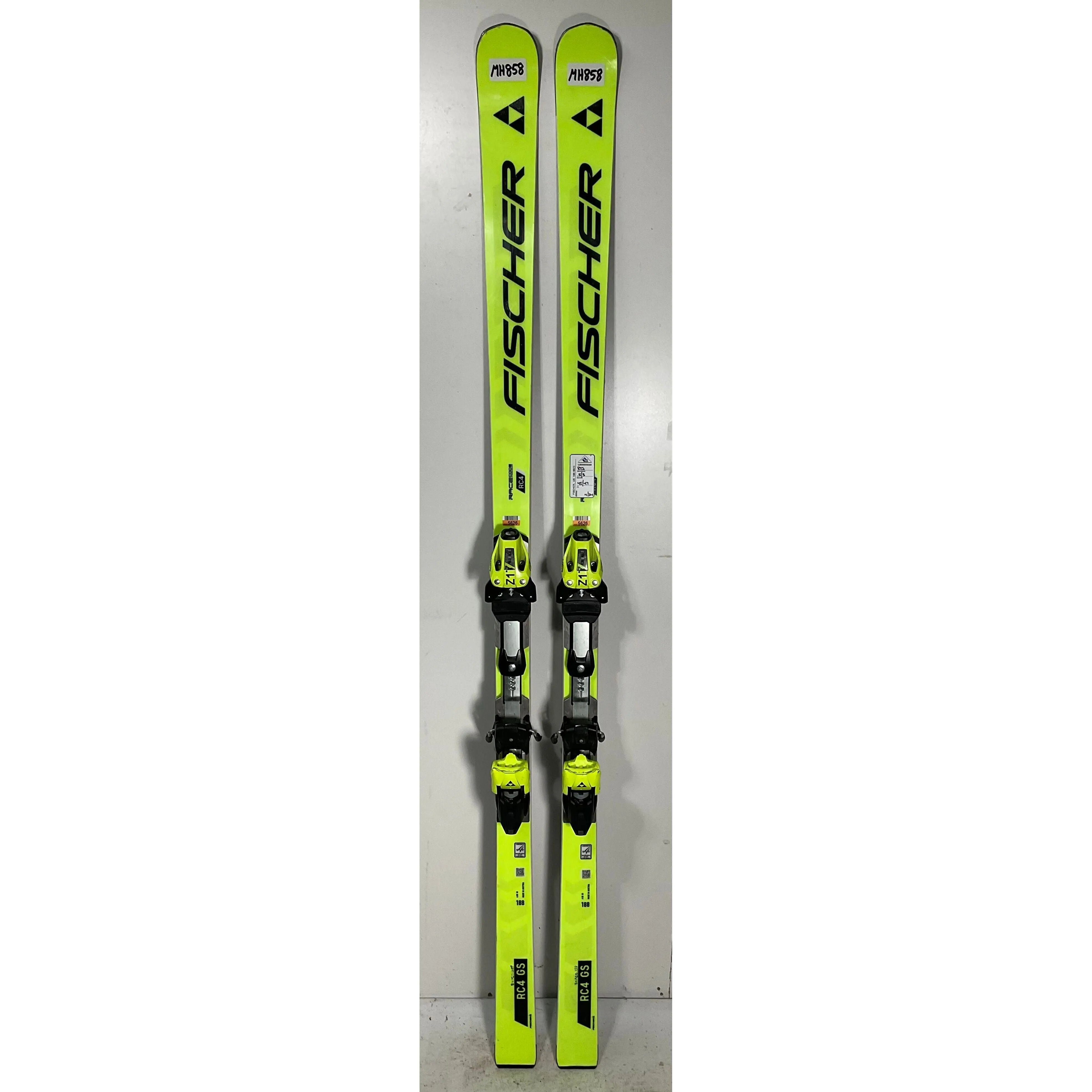 2025 Fischer RC4 GS 188cm Skis w/ Z17 Bindings