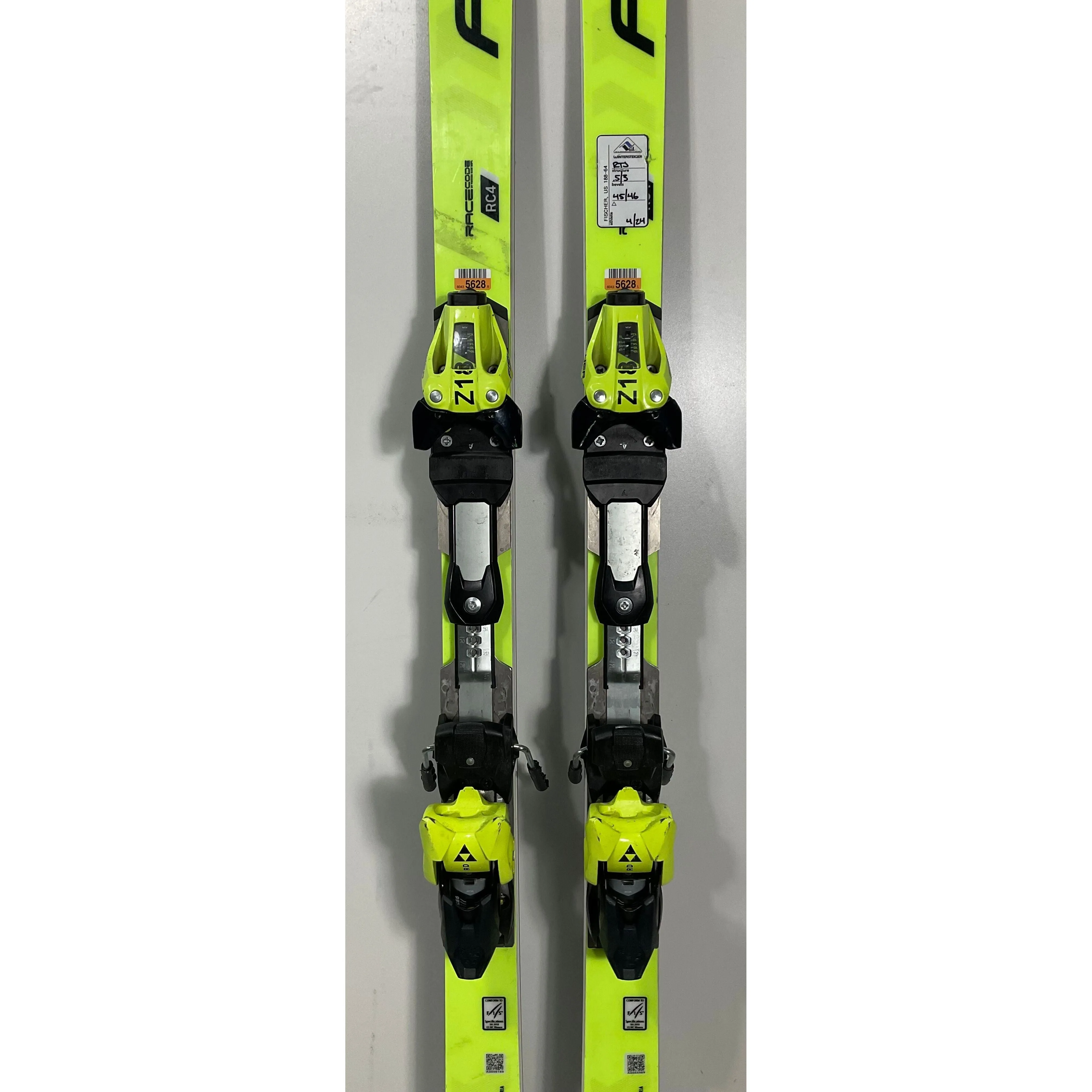 2025 Fischer RC4 GS 188cm Skis w/ Z18 Bindings