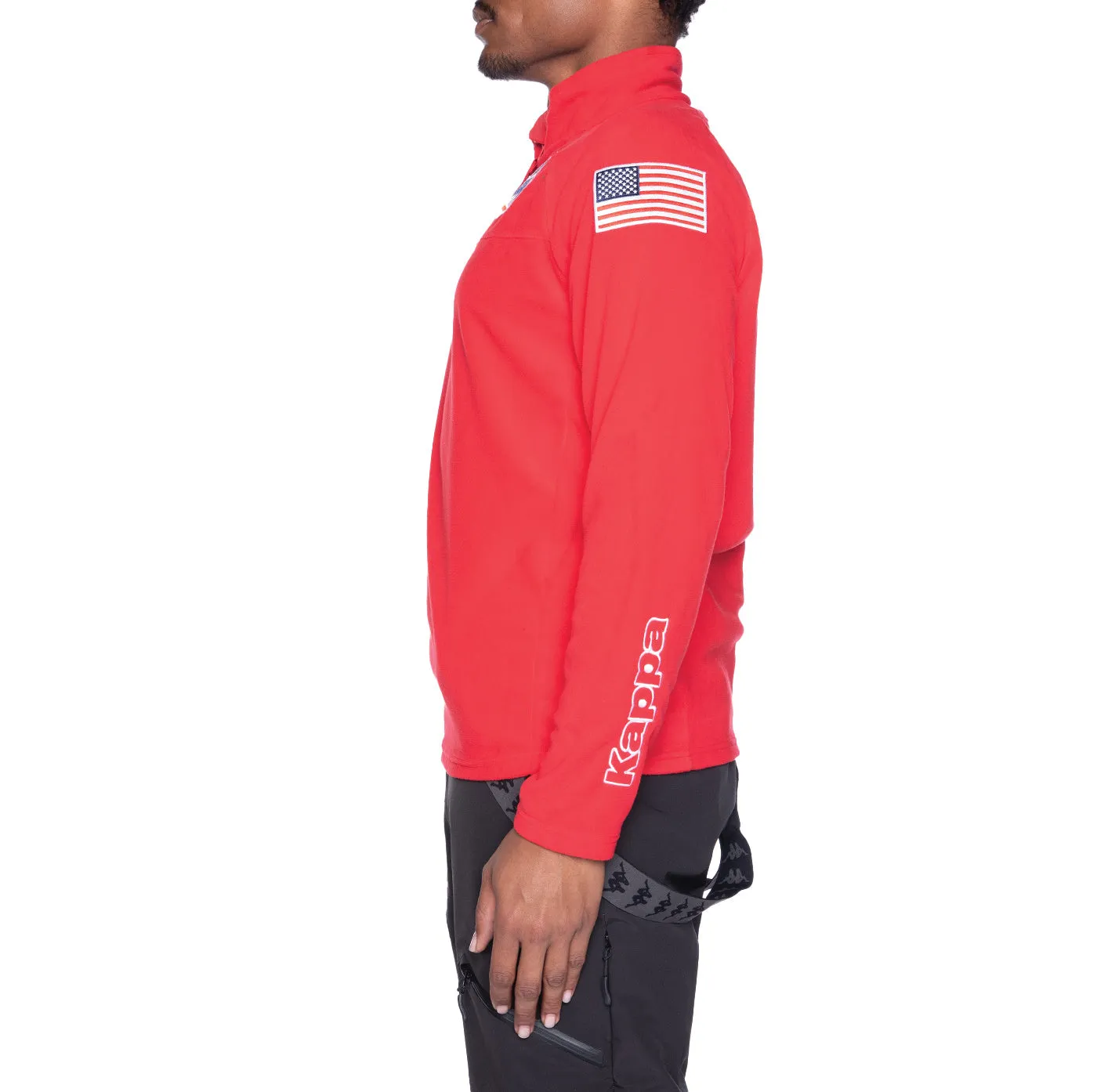 6Cento 687B US Fleece Jacket - Red