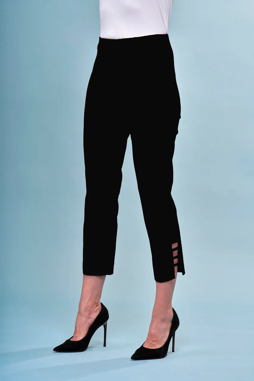 Ankle Cut Out Designed Capris