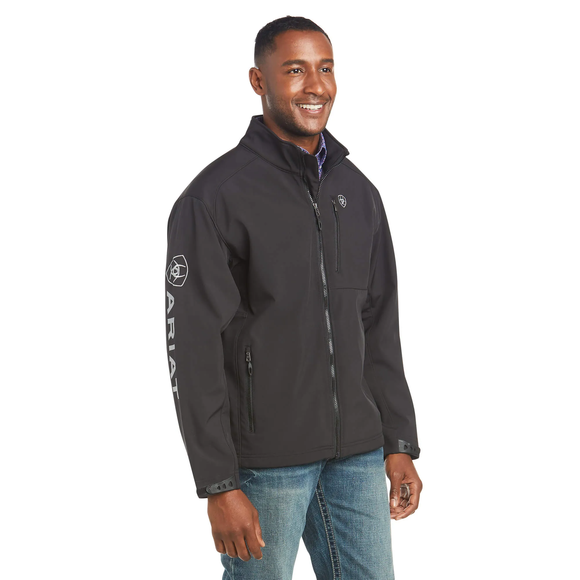 Ariat Men's Logo 2.0 Black Softshell Jacket