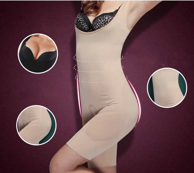 Best Women Body Shaper Slimming Underwear Vest Bodysuits Shapewear Tummy Control Underbust