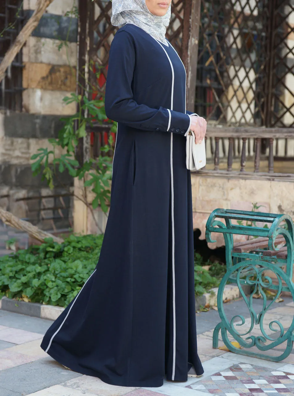 Bias Trim Maxi Dress