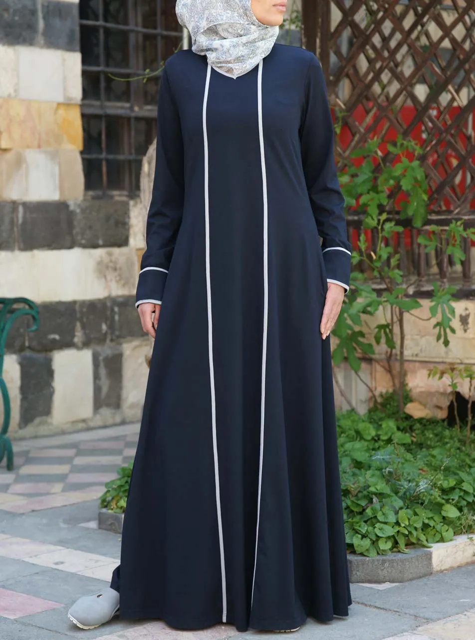 Bias Trim Maxi Dress