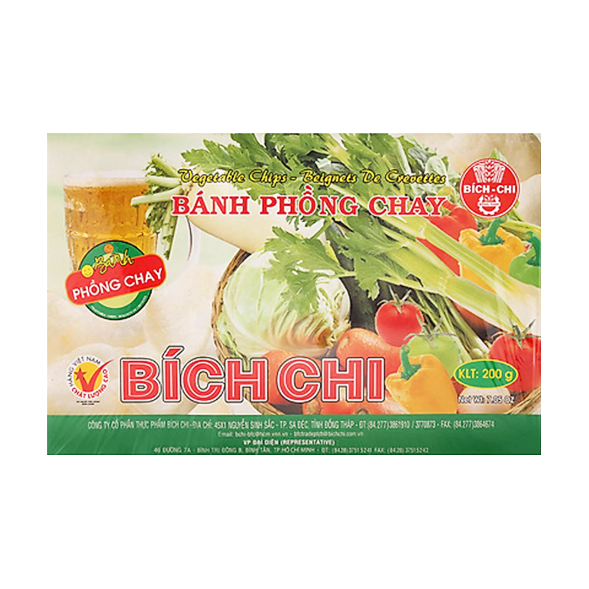 Bich Chi Vegetarian Prawn Cracker 200g