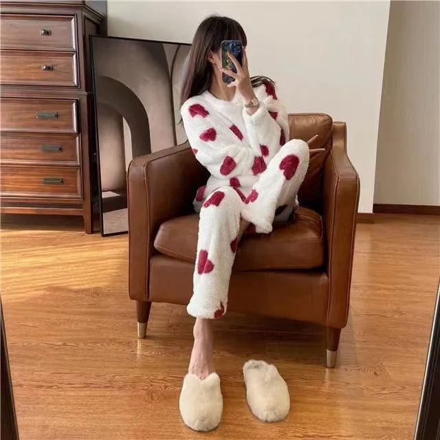 Big Love Loose-fitting Women's Pajamas Homewear Suit