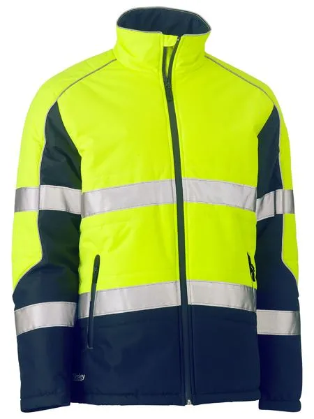 Bisley Taped Two Tone Hi Vis Puffer Jacket (BJ6829T)