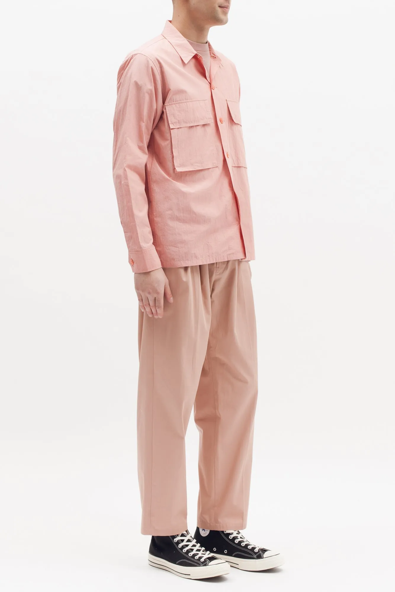 Boxy LS Shirt - Coral