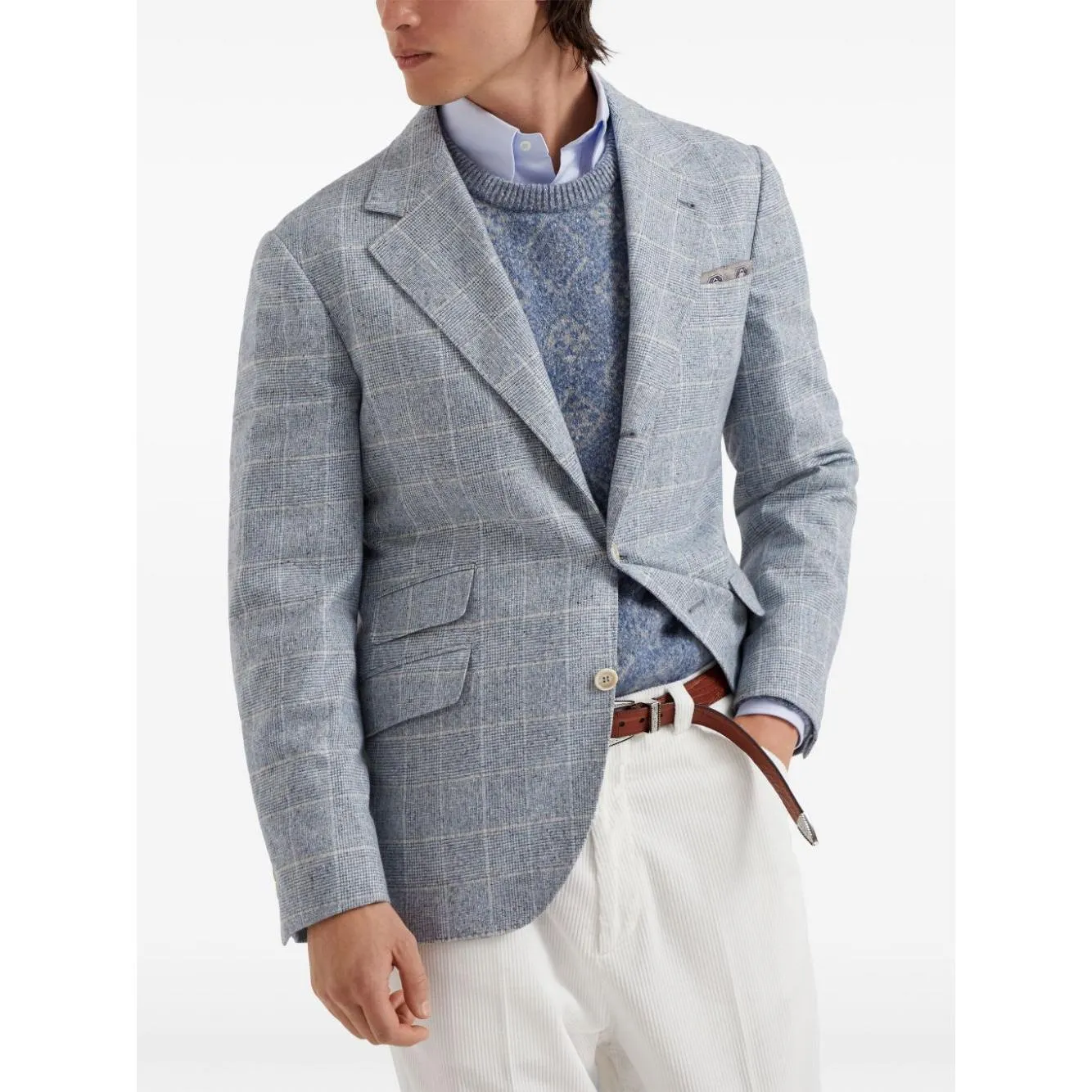 Brunello Cucinelli Jackets Clear Blue