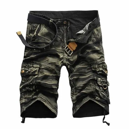 Cargo Shorts Men Cool Camouflage Summer Hot Sale Cotton Casual Men Short Pants Brand Clothing Comfortable Camo Men Cargo Shorts