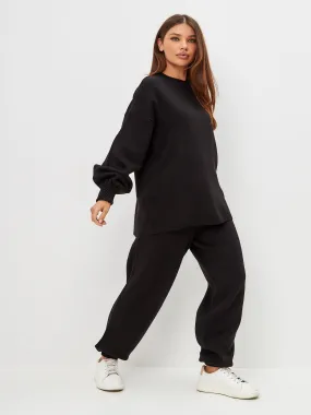 CG Knitted Jogger set - Black