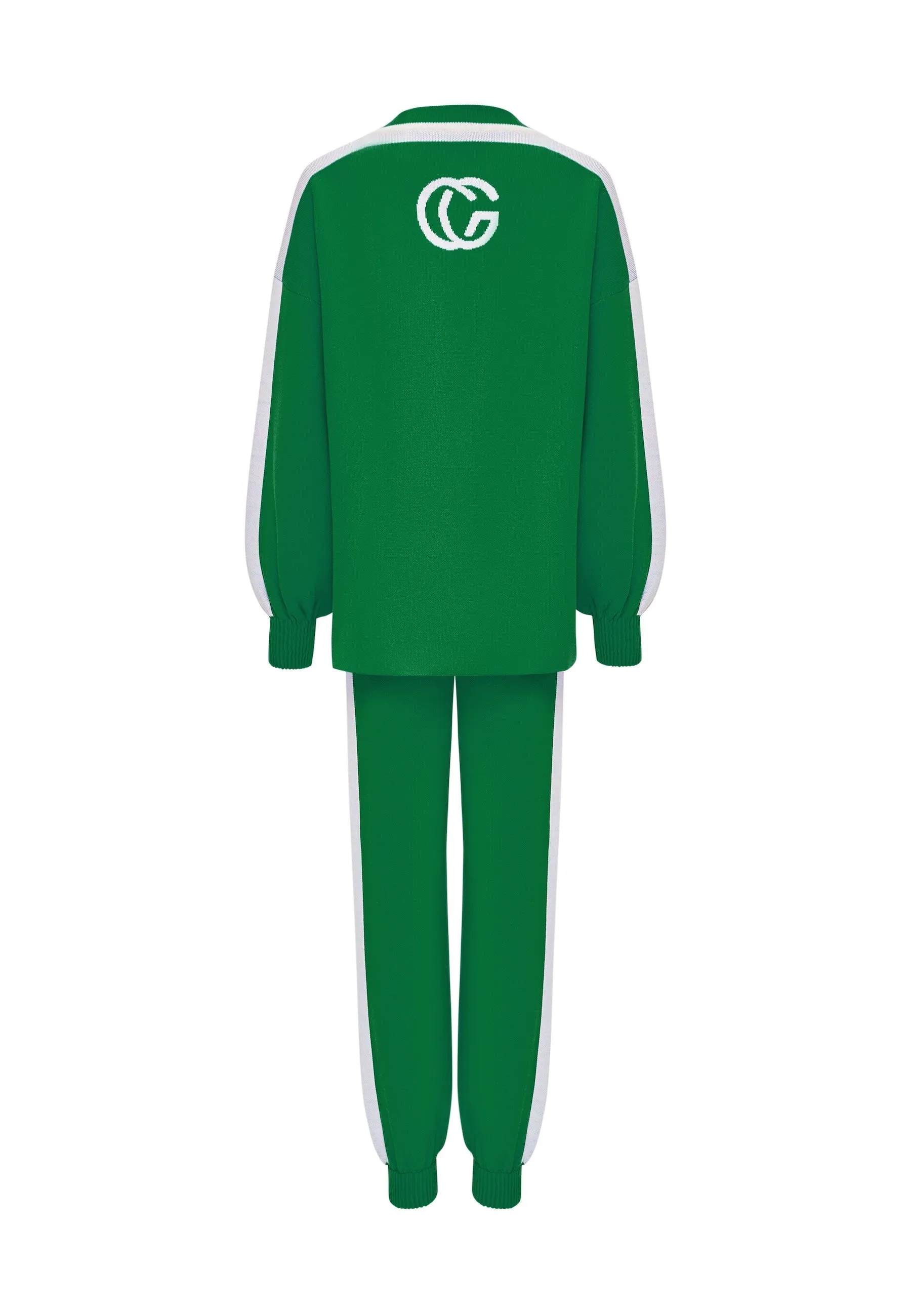 CG Knitted Jogger set - Green