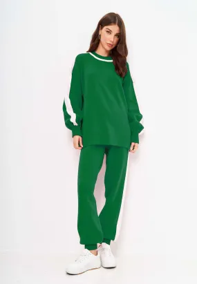 CG Knitted Jogger set - Green