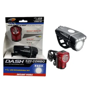 Cygolite Combo Dash 520 / Hotshot Micro 30 USB Rechargeable Front & Rear Light