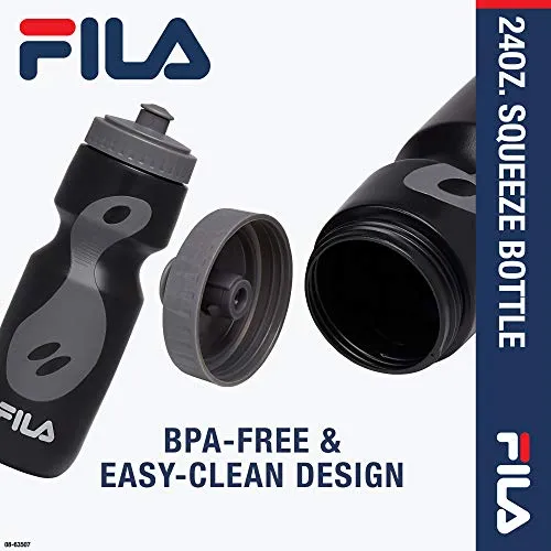 FILA 24oz.Squeeze Water Bottle