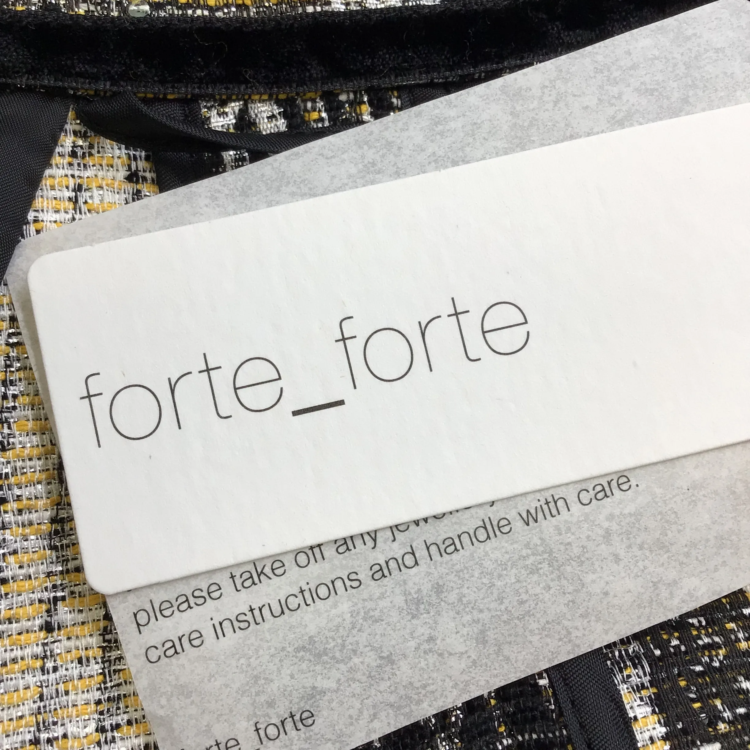 Forte Forte Black / Gold / Silver Metallic Sequined Jacket