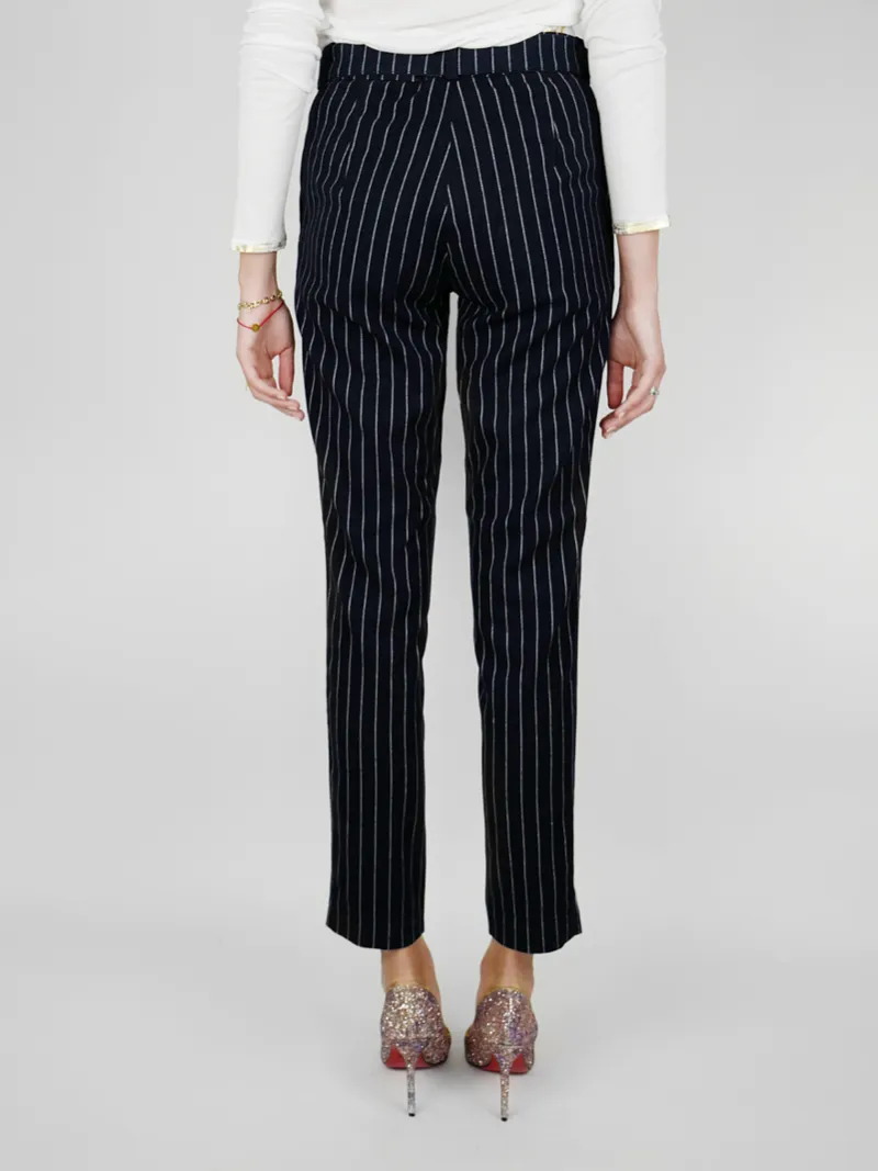 J.O.A. LA NAVY STRIPE PANTS