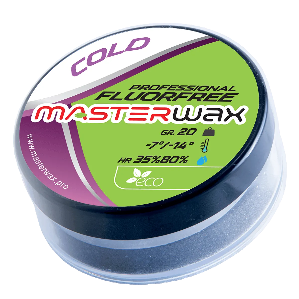 MasterWax Professional FLUORFREE Cold Wool-Apply Wax (-7C/-14C) | 20g