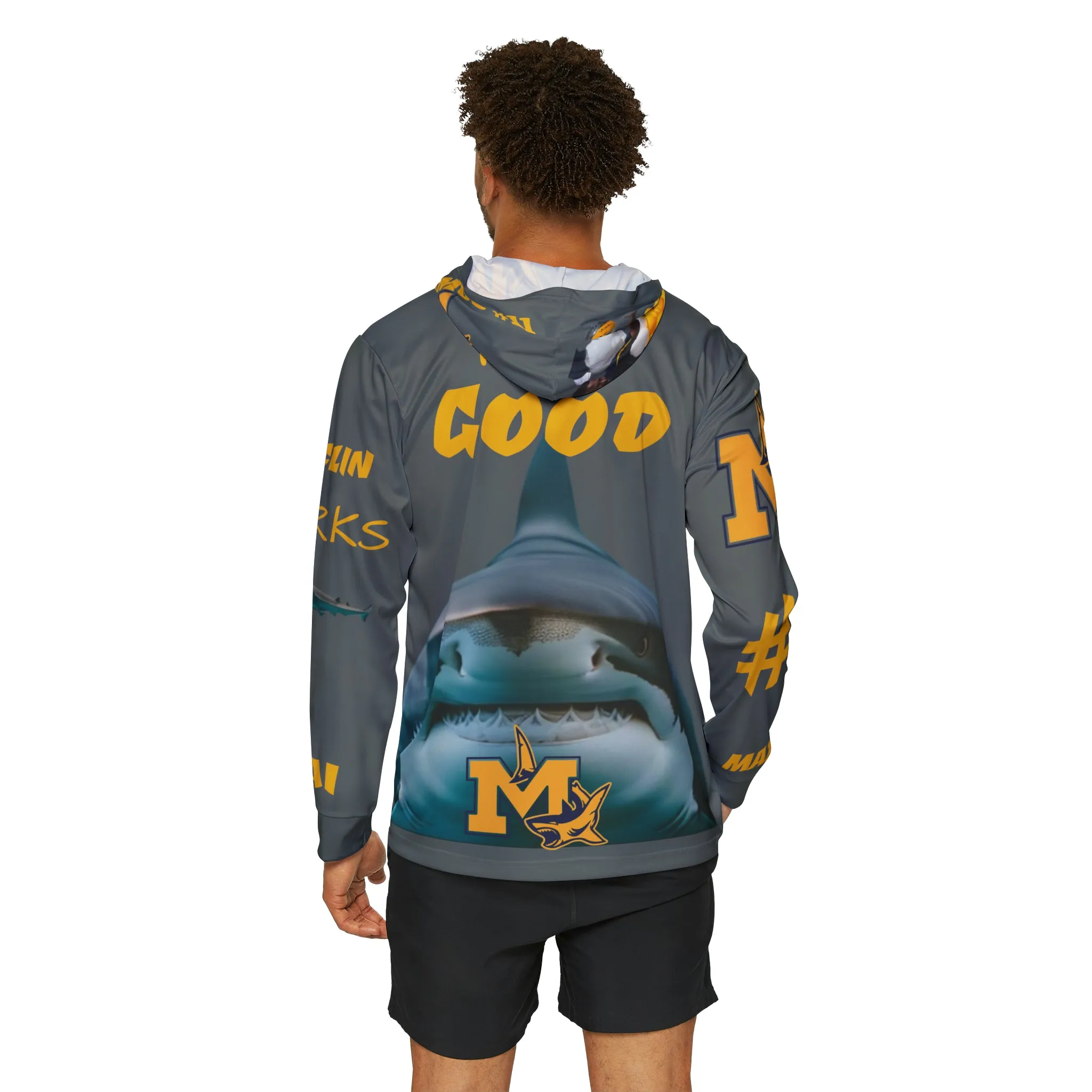 Mifflin Sharks Men's Sports Warmup Hoodie (AOP)