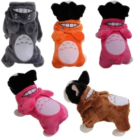 Pet Dog Jacket Coat Summer Totoro Cosplay Clothing Hoodies for Small Medium Cat Dogs Outfit XS-XXL