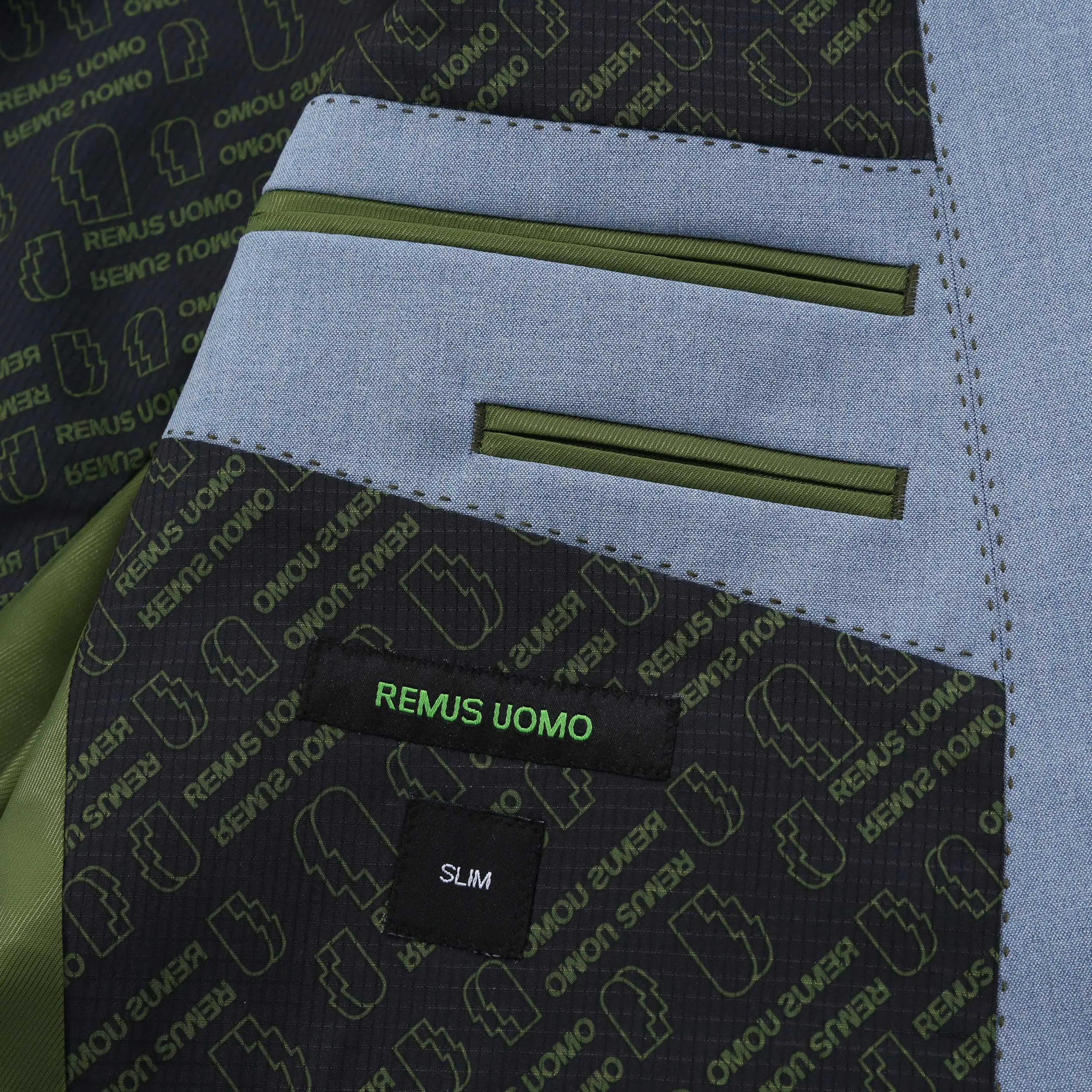 Remus Uomo Massa Jacket in Sky Blue