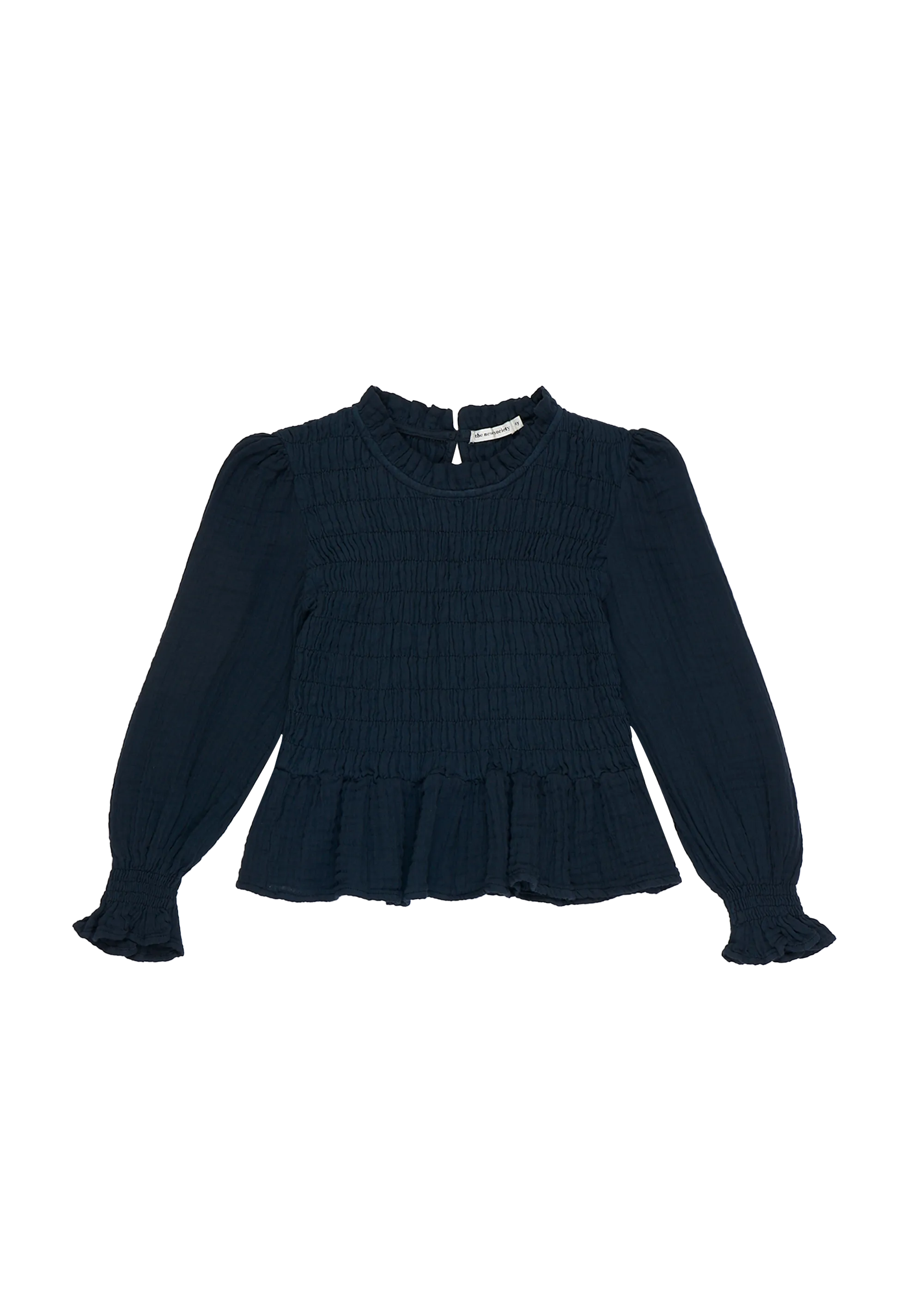 RICARDA BLOUSE -Space Blue