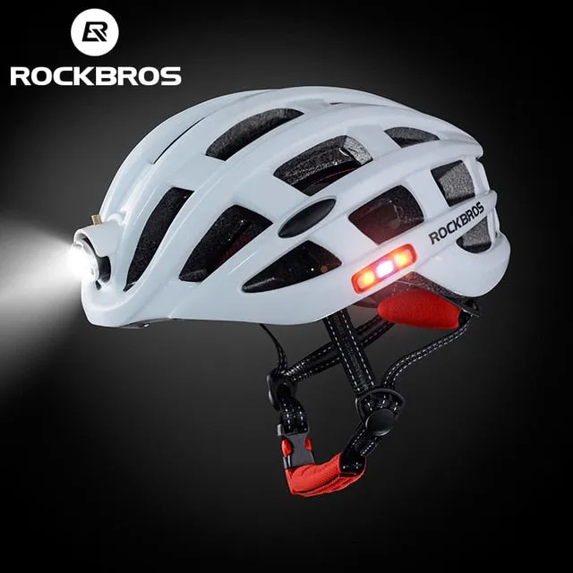 ROCKBROS Ultralight Bicycle Helmet with Light