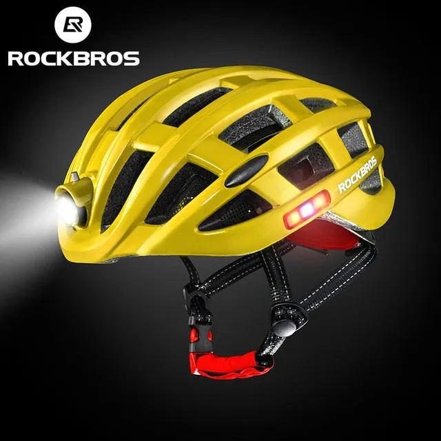 ROCKBROS Ultralight Bicycle Helmet with Light