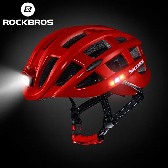 ROCKBROS Ultralight Bicycle Helmet with Light