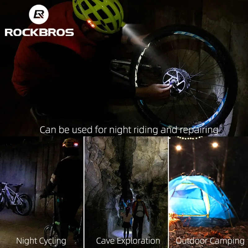 ROCKBROS Ultralight Bicycle Helmet with Light