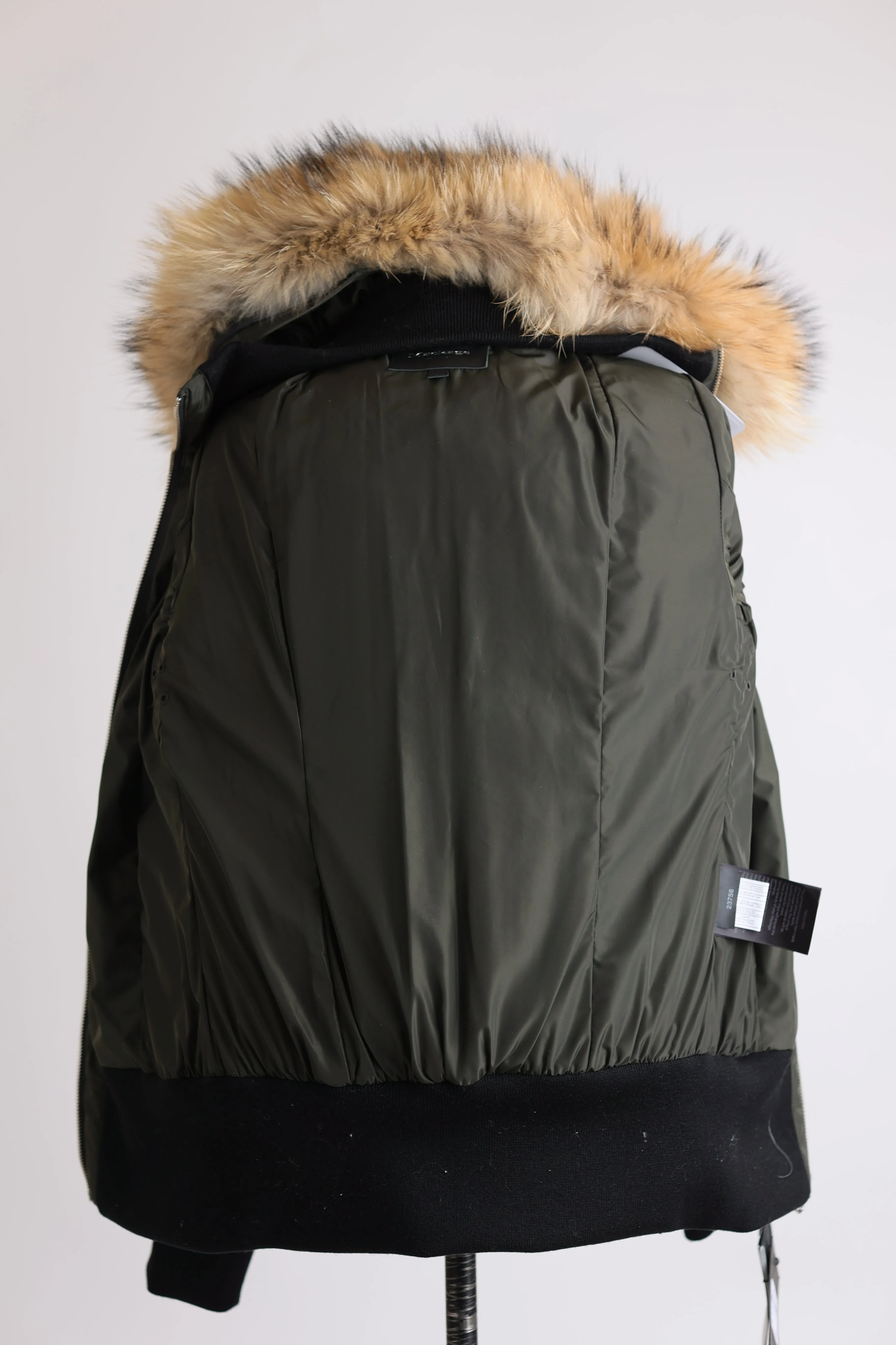 Romane Down Bomber Jacket W/ Fur Hood