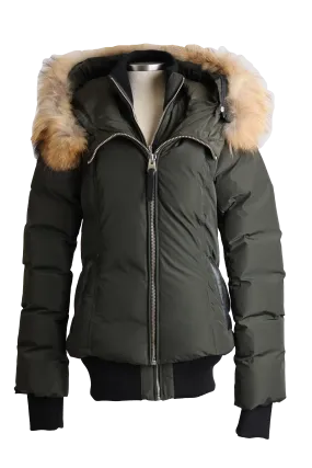 Romane Down Bomber Jacket W/ Fur Hood