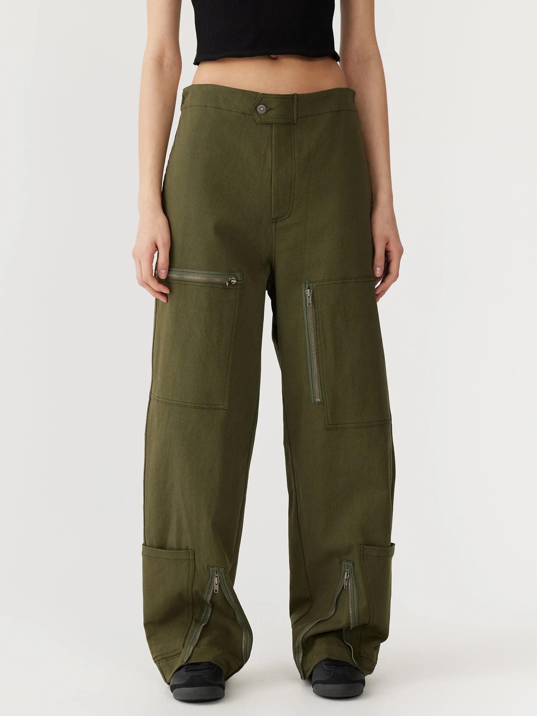 stretch drill utility pant