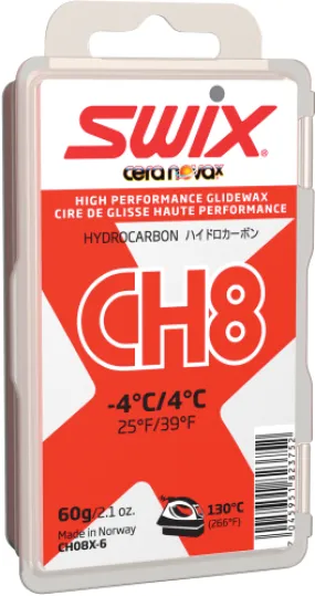 Swix CH8X Red Ski Wax