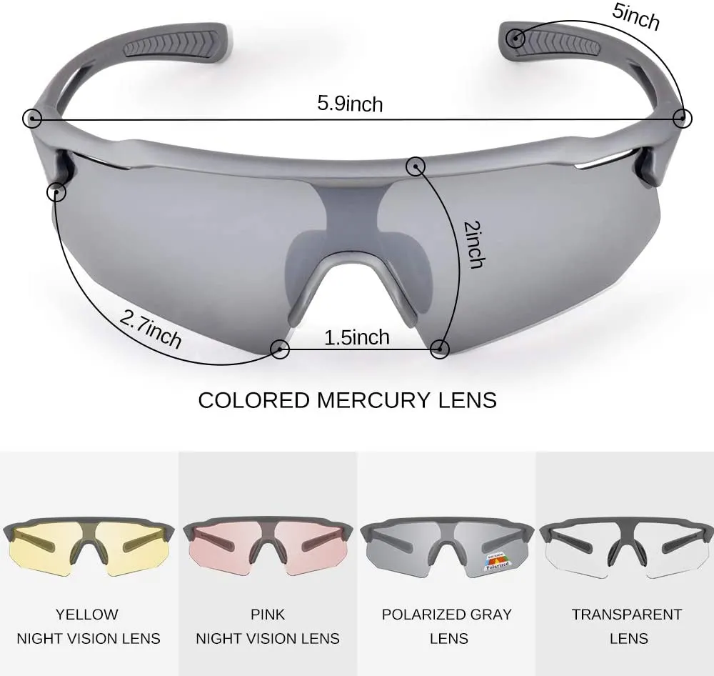 TR90 Polarized Cycling Sunglasses